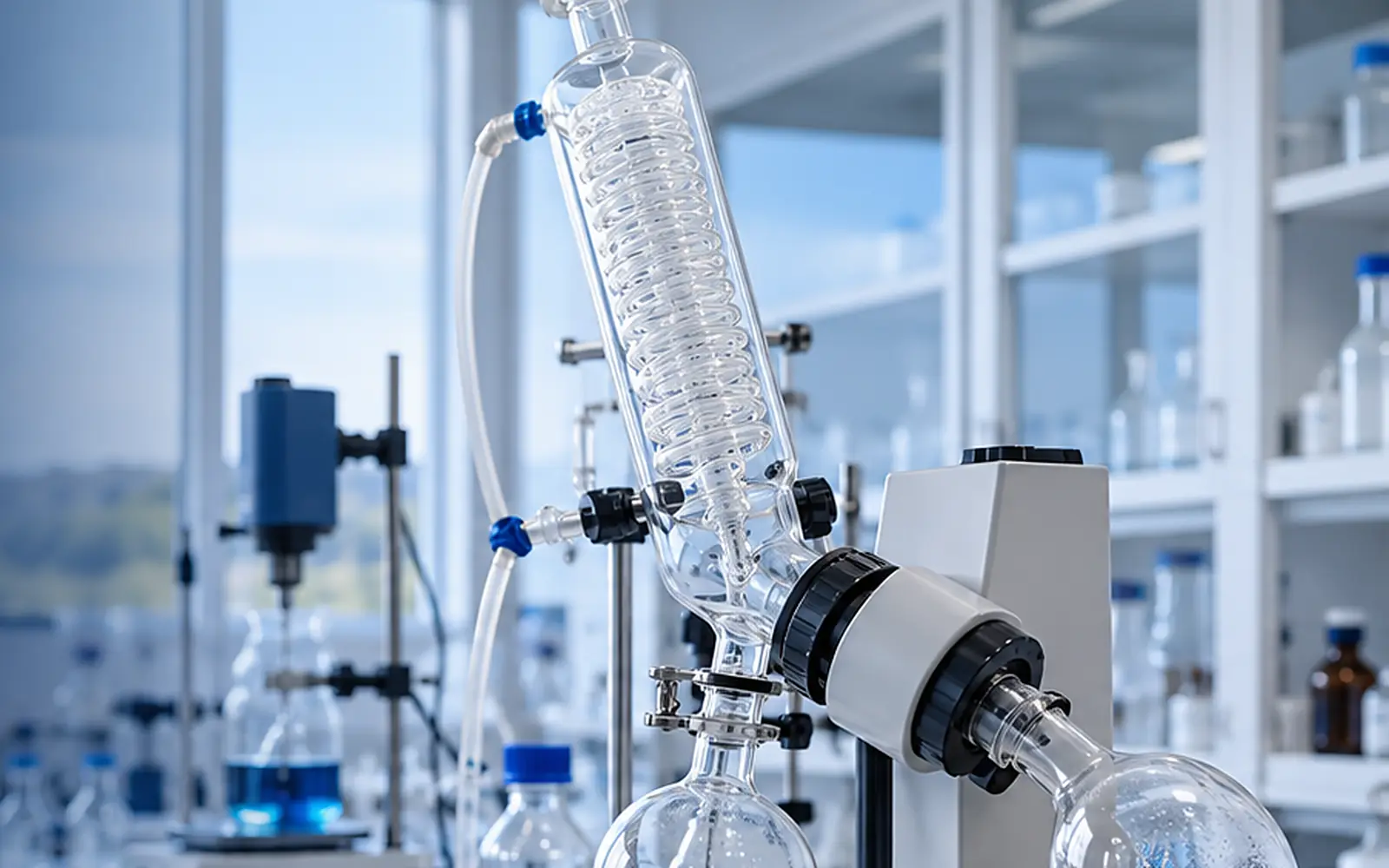 Heidolph ürün ailesi için temsili laboratuvar ortamı