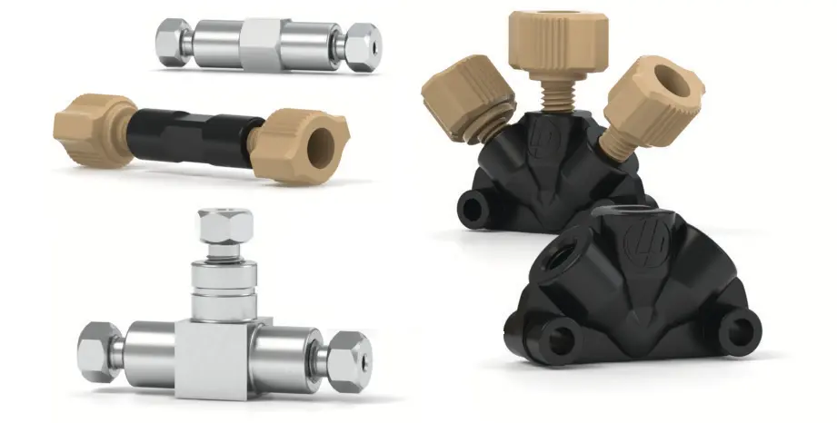 HPLC ve UHPLC konnektörleri